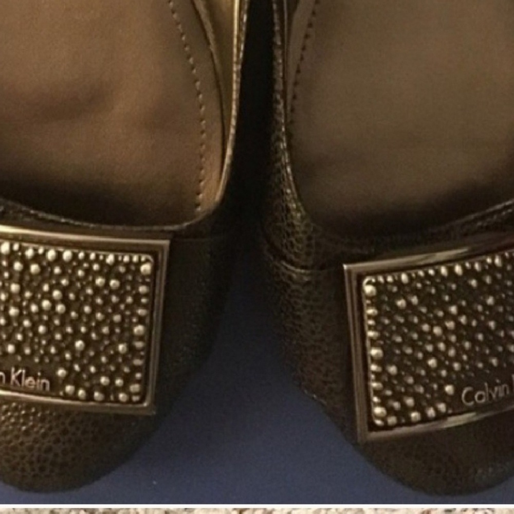 Calvin Klein Flats Black Size 8.5